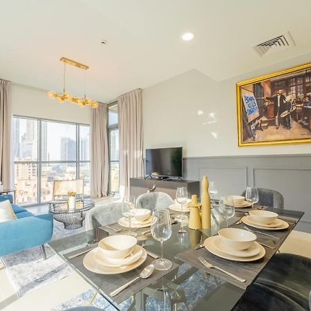 Nouveau Art Deco 3Br With Burj & Canal Views Dubai Exterior photo