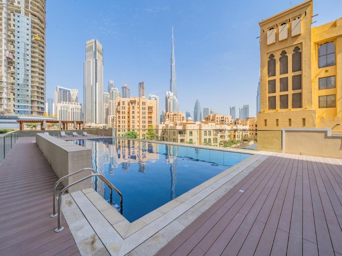 Nouveau Art Deco 3Br With Burj & Canal Views Dubai Exterior photo
