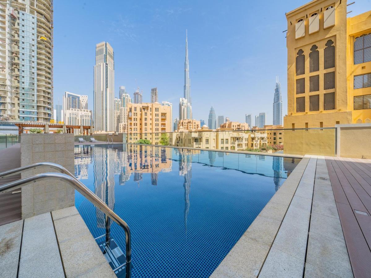 Nouveau Art Deco 3Br With Burj & Canal Views Dubai Exterior photo