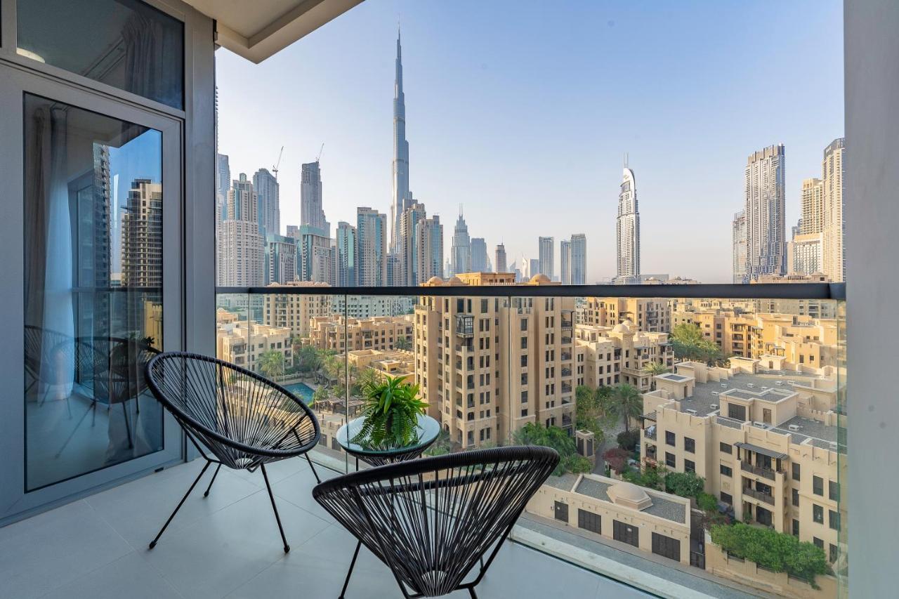 Nouveau Art Deco 3Br With Burj & Canal Views Dubai Exterior photo